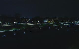 Kraków widok na Most Grunwaldzki - 02-11-2025 04:00