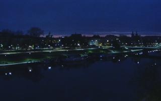 Kraków widok na Most Grunwaldzki - 02-11-2025 04:38