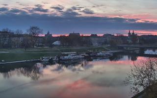 Kraków widok na Most Grunwaldzki - 02-11-2025 05:08