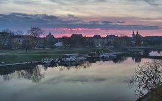 Kraków widok na Most Grunwaldzki - 02-11-2025 05:16