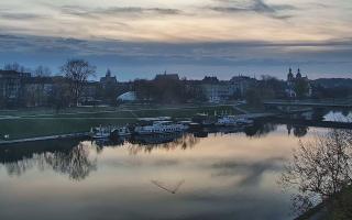 Kraków widok na Most Grunwaldzki - 02-11-2025 05:24