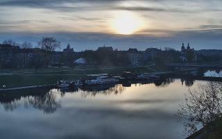 Kraków widok na Most Grunwaldzki - 02-11-2025 05:46