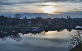 Kraków widok na Most Grunwaldzki - 02-11-2025 05:54