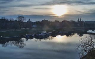 Kraków widok na Most Grunwaldzki - 02-11-2025 06:02