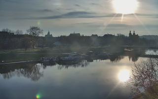 Kraków widok na Most Grunwaldzki - 02-11-2025 06:47