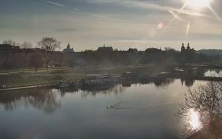 Kraków widok na Most Grunwaldzki - 02-11-2025 07:10