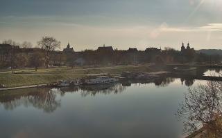 Kraków widok na Most Grunwaldzki - 02-11-2025 07:40