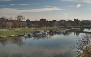 Kraków widok na Most Grunwaldzki - 02-11-2025 08:56