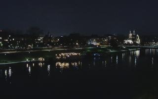 Kraków widok na Most Grunwaldzki - 02-11-2025 19:11