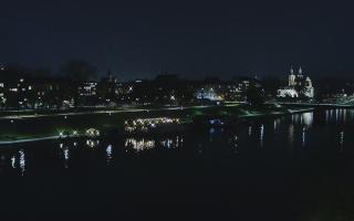 Kraków widok na Most Grunwaldzki - 02-11-2025 19:19