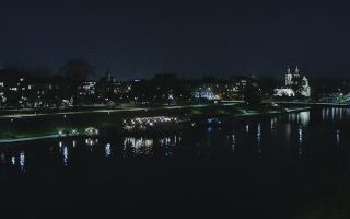 Kraków widok na Most Grunwaldzki - 02-11-2025 19:41