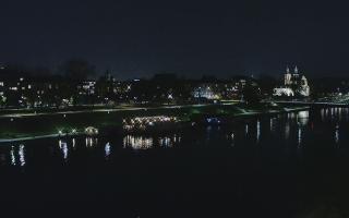 Kraków widok na Most Grunwaldzki - 02-11-2025 19:49