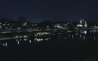 Kraków widok na Most Grunwaldzki - 02-11-2025 20:04
