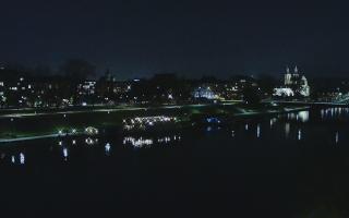 Kraków widok na Most Grunwaldzki - 02-11-2025 20:12