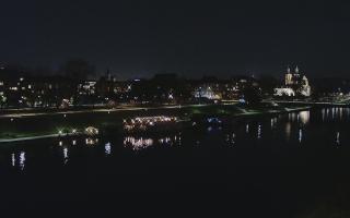 Kraków widok na Most Grunwaldzki - 02-11-2025 20:27