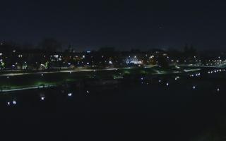 Kraków widok na Most Grunwaldzki - 04-11-2025 22:25