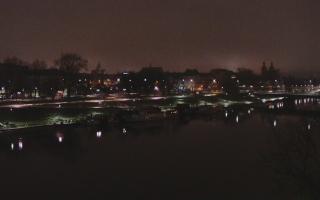 Kraków widok na Most Grunwaldzki - 26-11-2025 01:49