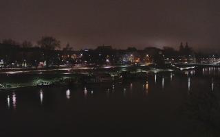 Kraków widok na Most Grunwaldzki - 26-11-2025 02:05