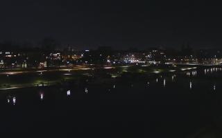 Kraków widok na Most Grunwaldzki - 08-12-2025 21:06