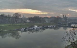 Kraków widok na Most Grunwaldzki - 10-12-2025 06:45