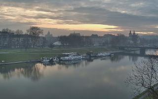 Kraków widok na Most Grunwaldzki - 10-12-2025 07:00