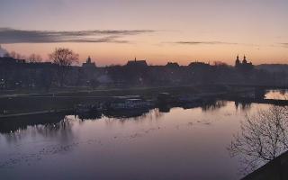 Kraków widok na Most Grunwaldzki - 13-12-2025 05:51