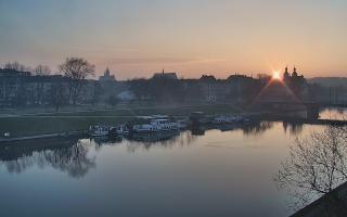 Kraków widok na Most Grunwaldzki - 13-12-2025 06:36