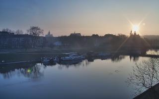 Kraków widok na Most Grunwaldzki - 13-12-2025 06:51