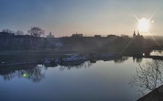 Kraków widok na Most Grunwaldzki - 13-12-2025 06:59
