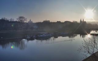 Kraków widok na Most Grunwaldzki - 13-12-2025 07:07