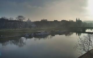 Kraków widok na Most Grunwaldzki - 13-12-2025 07:45