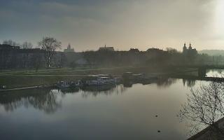 Kraków widok na Most Grunwaldzki - 13-12-2025 07:52