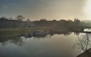 Kraków widok na Most Grunwaldzki - 13-12-2025 08:00