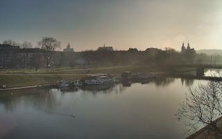 Kraków widok na Most Grunwaldzki - 13-12-2025 08:15