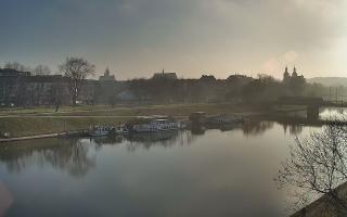 Kraków widok na Most Grunwaldzki - 13-12-2025 08:30