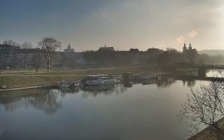 Kraków widok na Most Grunwaldzki - 13-12-2025 08:45