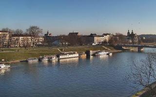 Kraków widok na Most Grunwaldzki - 13-12-2025 11:55