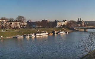 Kraków widok na Most Grunwaldzki - 13-12-2025 12:25