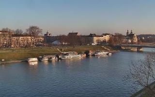 Kraków widok na Most Grunwaldzki - 13-12-2025 13:19