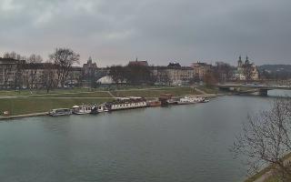 Kraków widok na Most Grunwaldzki - 13-12-2025 13:56
