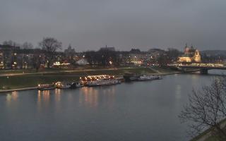 Kraków widok na Most Grunwaldzki - 13-12-2025 14:50