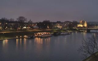 Kraków widok na Most Grunwaldzki - 13-12-2025 14:57
