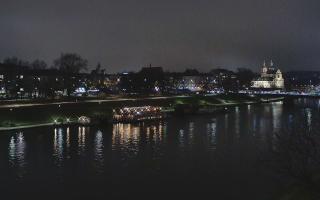 Kraków widok na Most Grunwaldzki - 13-12-2025 15:28