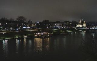 Kraków widok na Most Grunwaldzki - 13-12-2025 15:58
