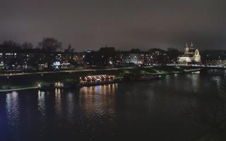 Kraków widok na Most Grunwaldzki - 13-12-2025 16:51