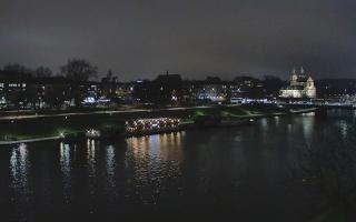 Kraków widok na Most Grunwaldzki - 13-12-2025 16:59