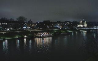 Kraków widok na Most Grunwaldzki - 13-12-2025 17:06