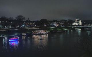 Kraków widok na Most Grunwaldzki - 13-12-2025 17:14