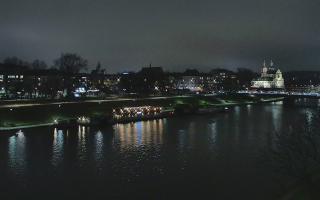 Kraków widok na Most Grunwaldzki - 13-12-2025 17:29