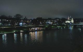 Kraków widok na Most Grunwaldzki - 13-12-2025 17:44